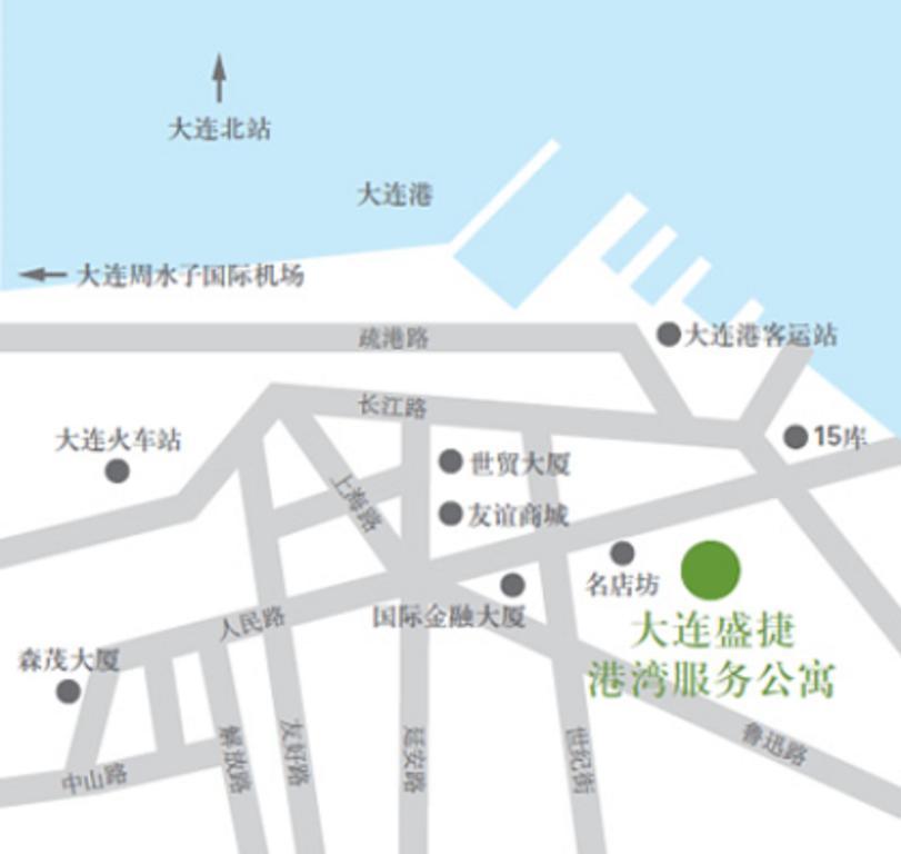 Dalian Asia Pacific Service Apartment Exteriör bild